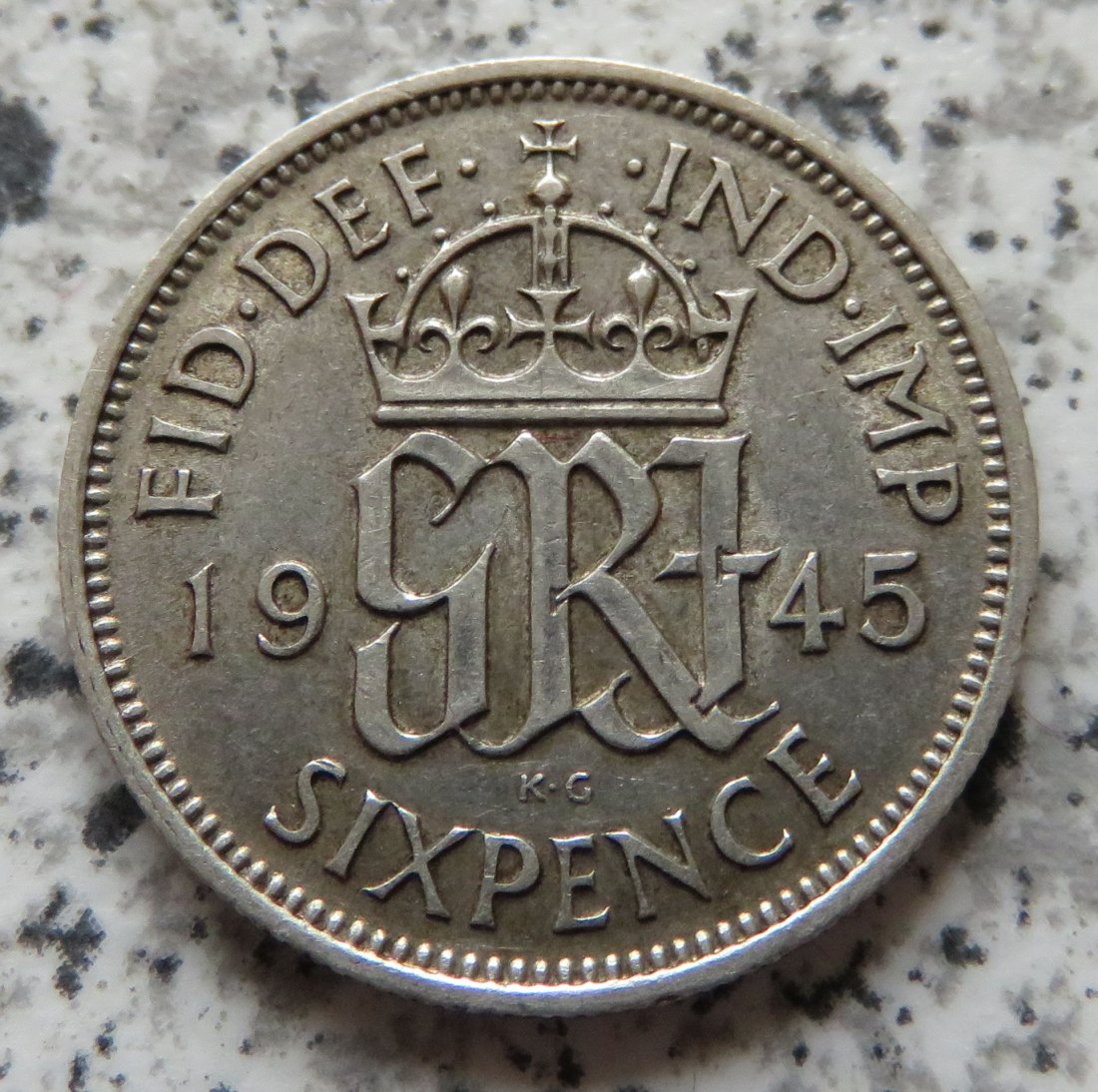  Großbritannien 6 Pence 1945   