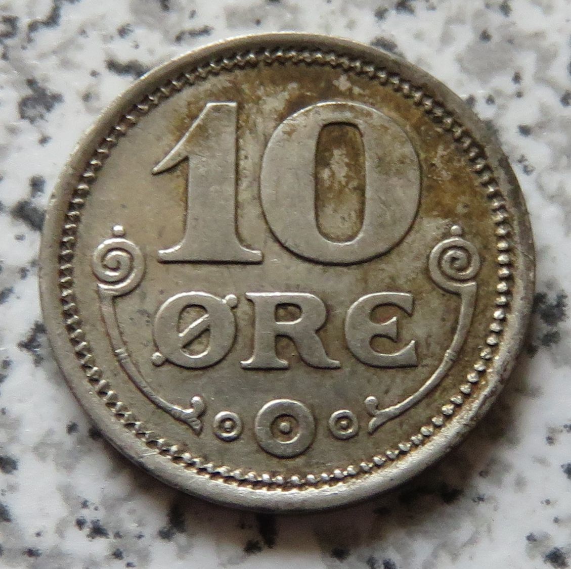  Dänemark 10 Öre 1914   
