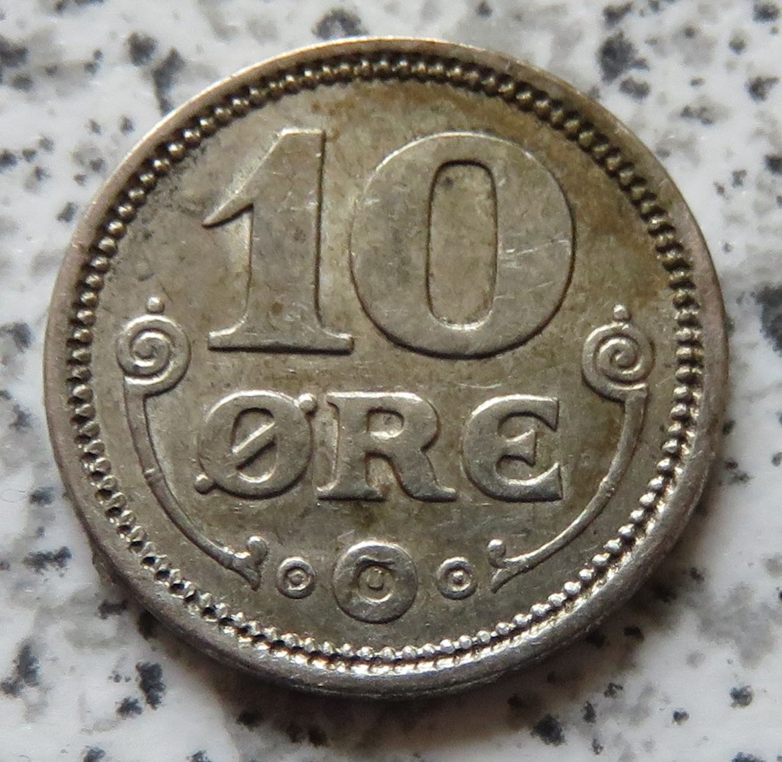  Dänemark 10 Öre 1916   