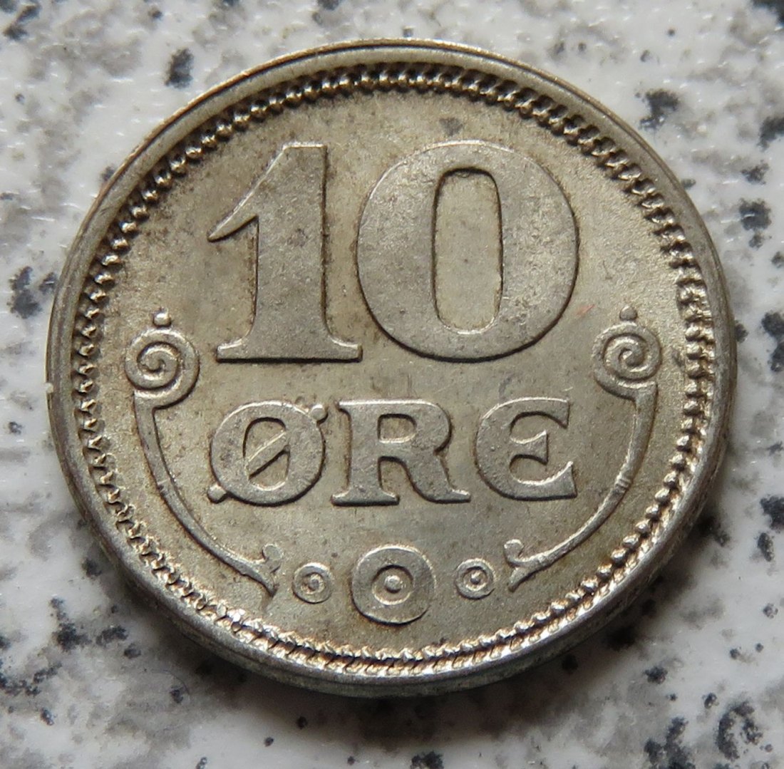 Dänemark 10 Öre 1917   