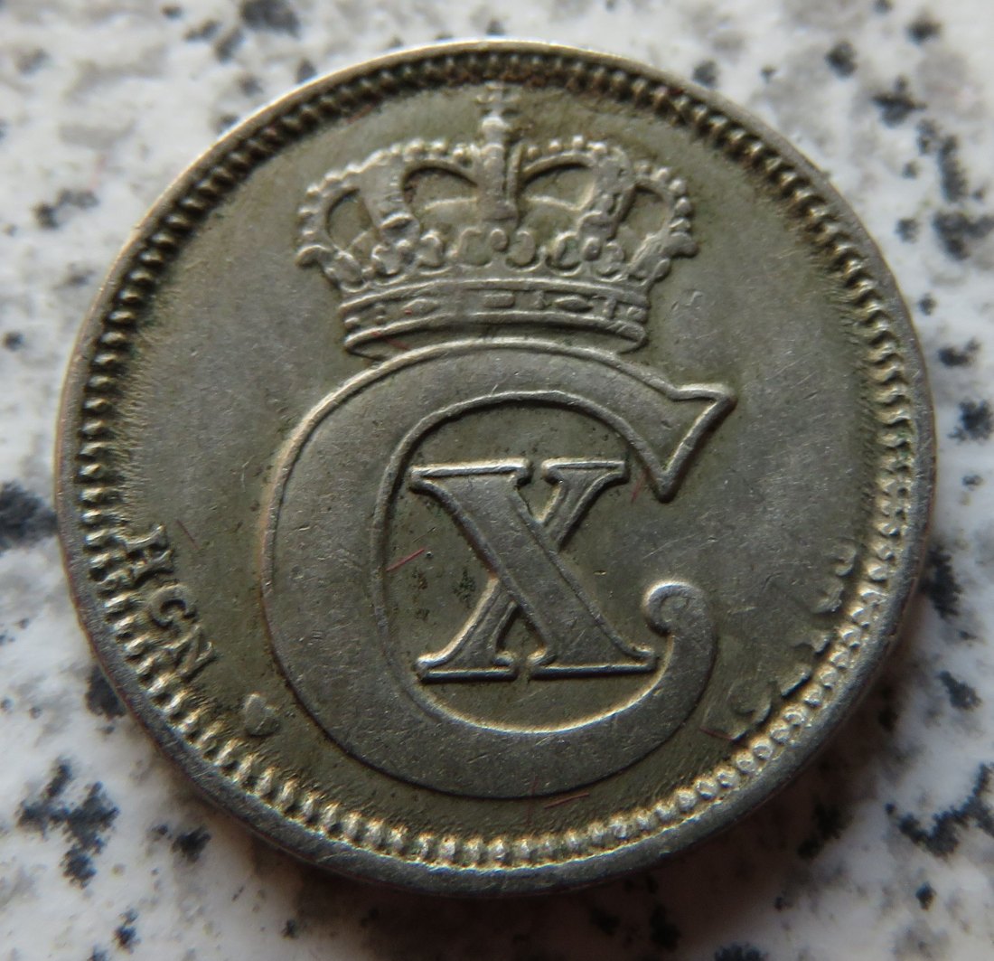  Dänemark 10 Öre 1921   