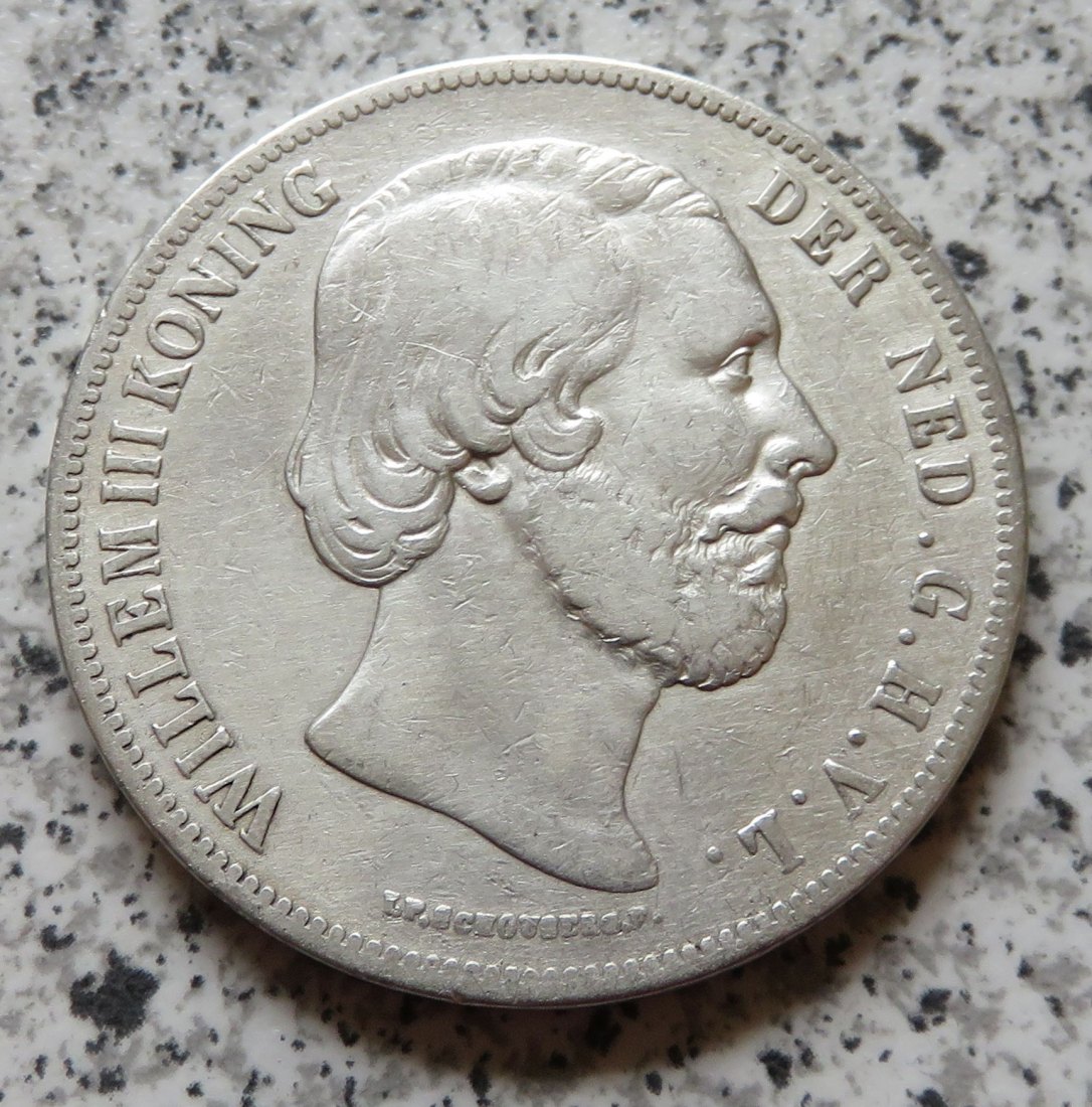  Niederlande 2,5 Gulden 1851 - Niederlande 2 1/2 Gulden 1851   
