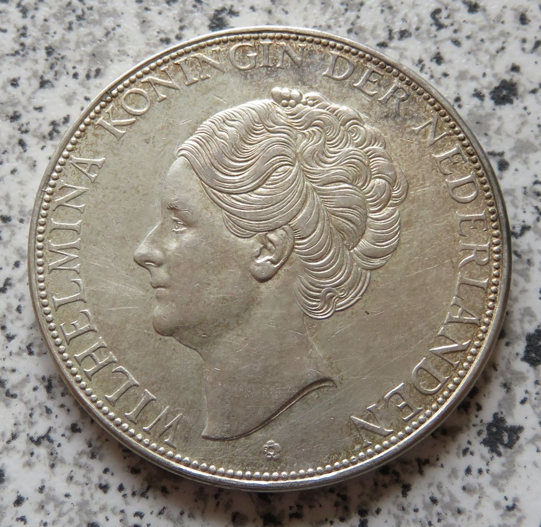  Niederlande 2,5 Gulden 1933 - Niederlande 2 1/2 Gulden 1933   