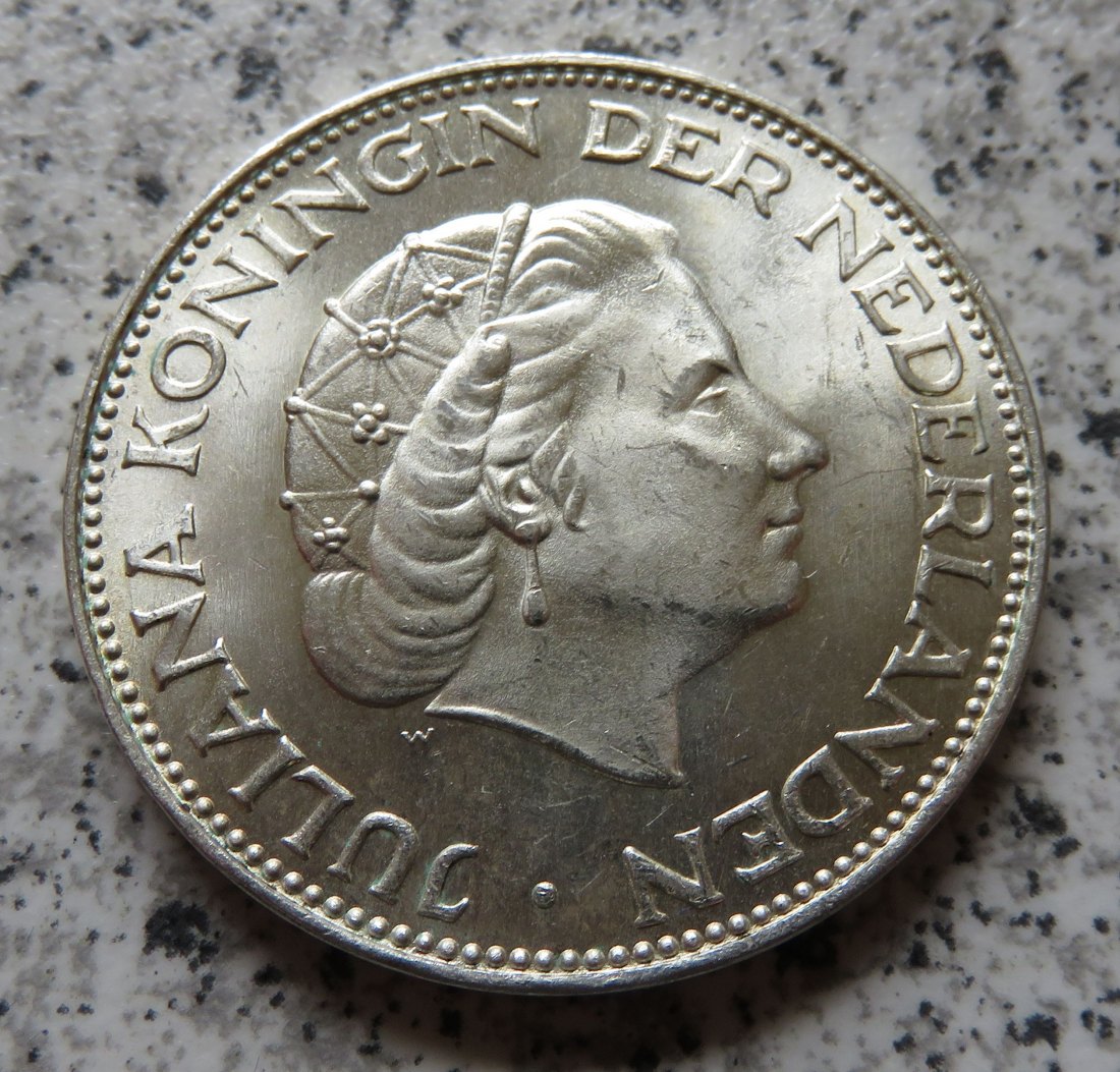  Niederlande 2,5 Gulden 1961 - Niederlande 2 1/2 Gulden 1961   