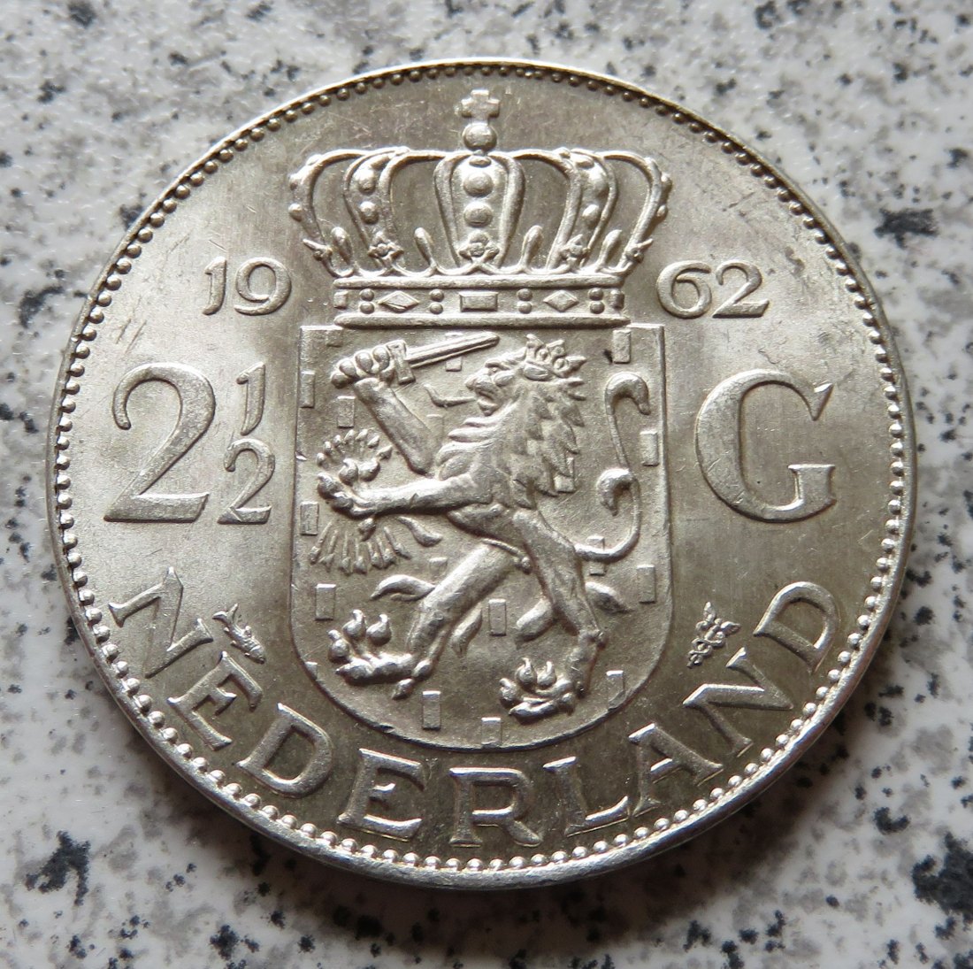  Niederlande 2,5 Gulden 1962 - Niederlande 2 1/2 Gulden 1962   