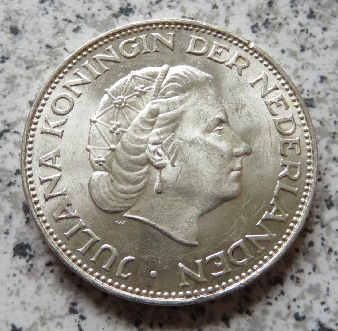  Niederlande 2,5 Gulden 1962 - Niederlande 2 1/2 Gulden 1962   