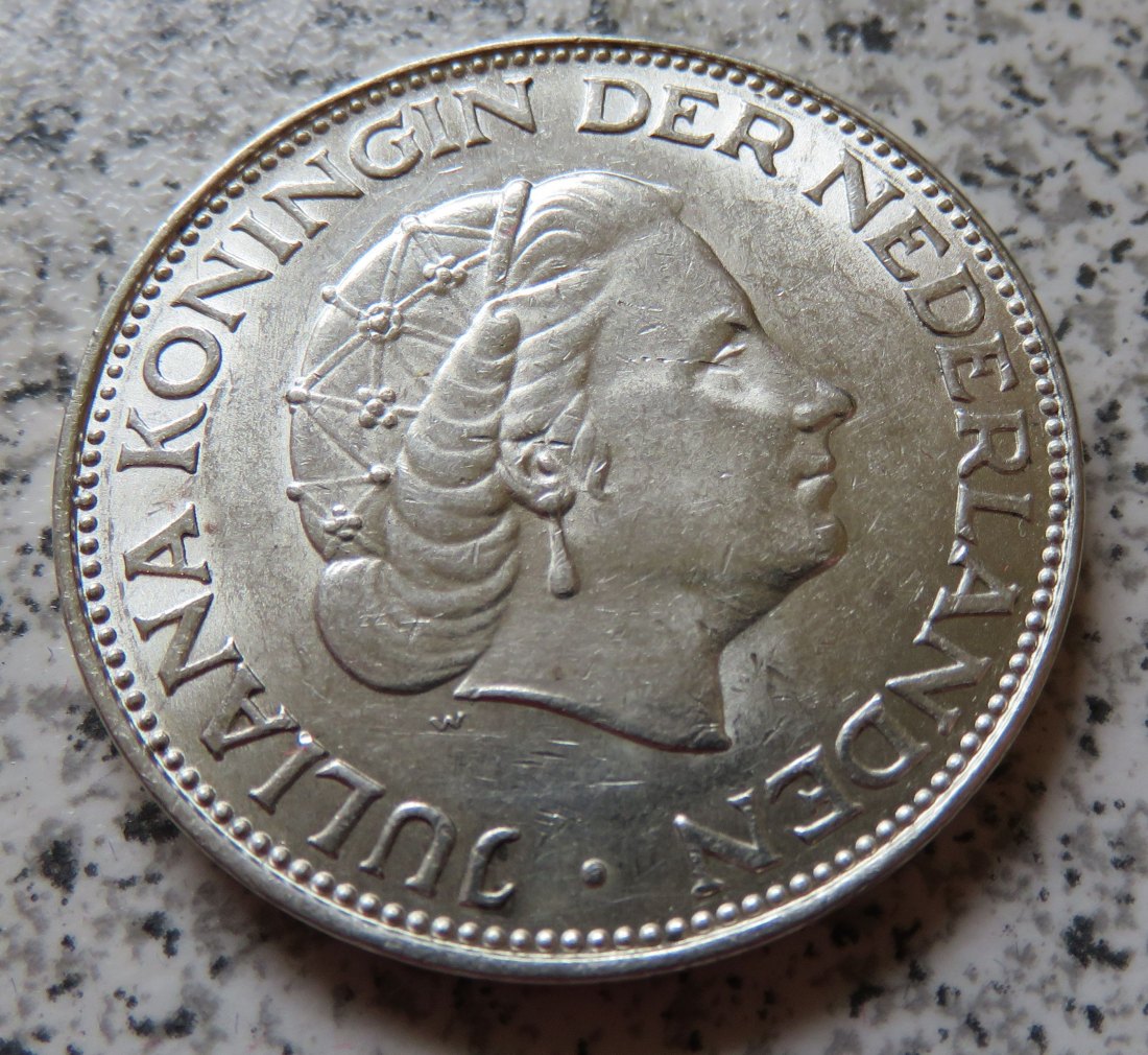  Niederlande 2,5 Gulden 1963 - Niederlande 2 1/2 Gulden 1963   