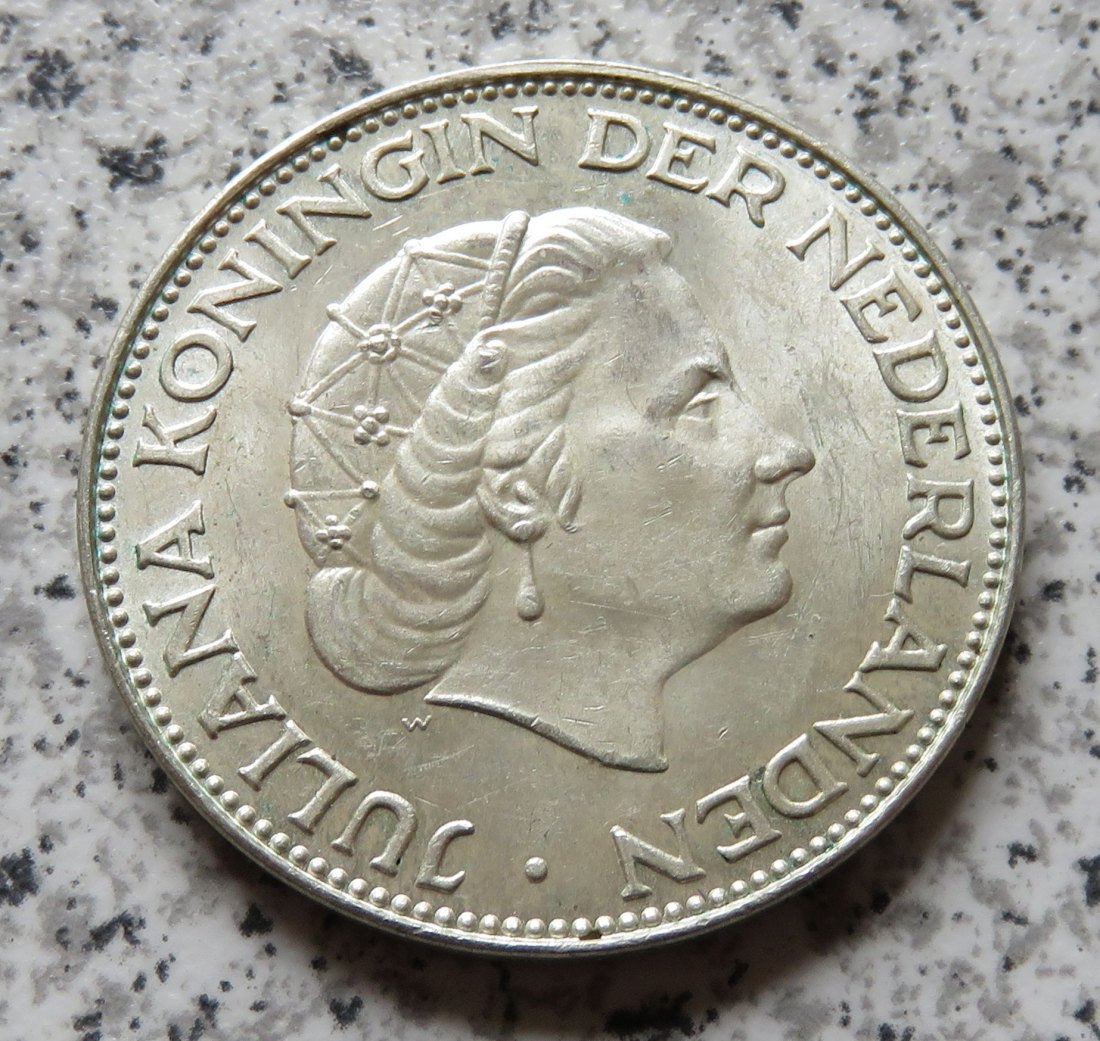  Niederlande 2,5 Gulden 1964 - Niederlande 2 1/2 Gulden 1964   