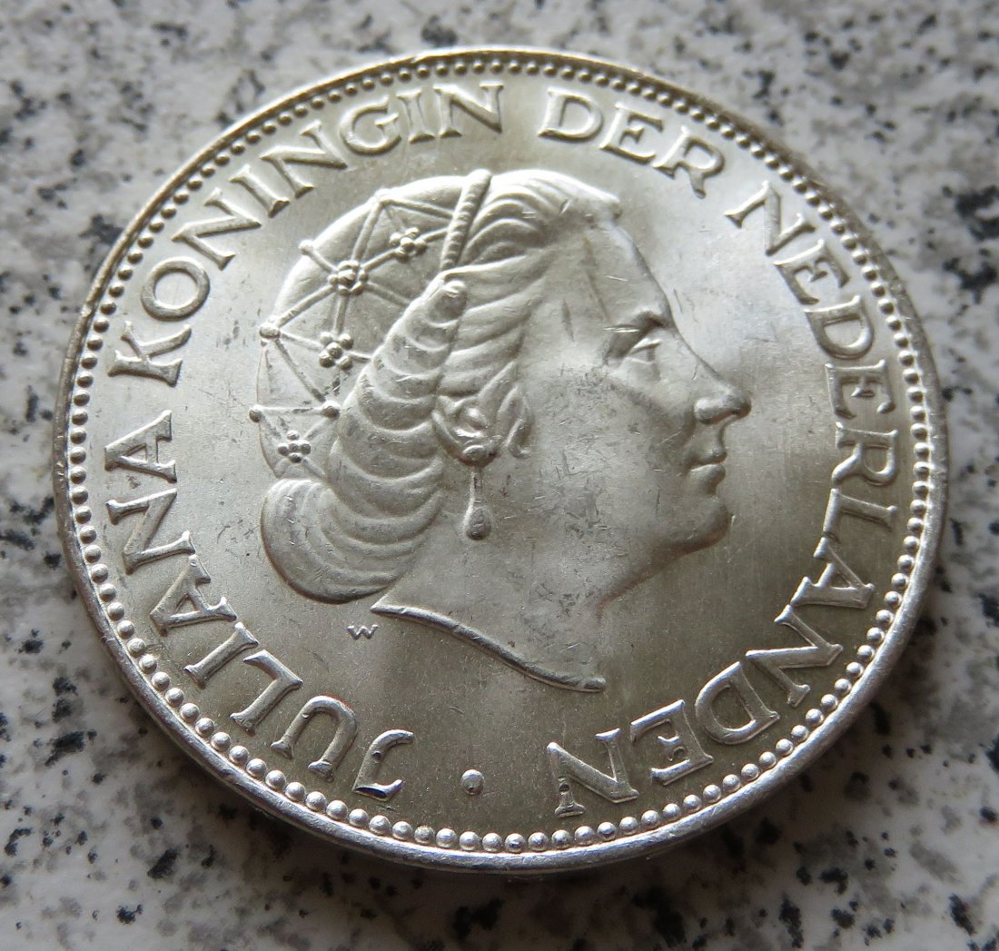  Niederlande 2,5 Gulden 1966 - Niederlande 2 1/2 Gulden 1966   