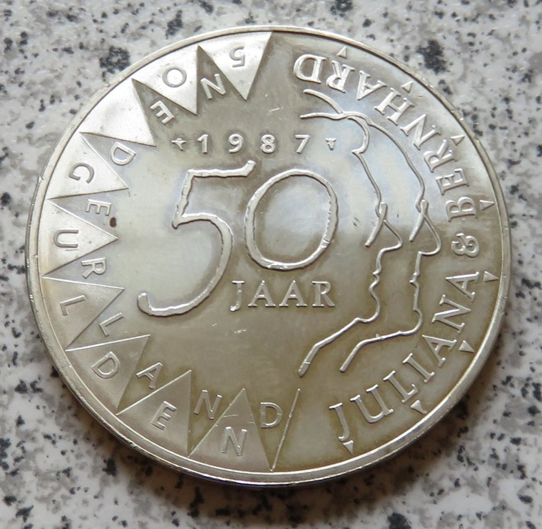  Niederlande 50 Gulden 1987   