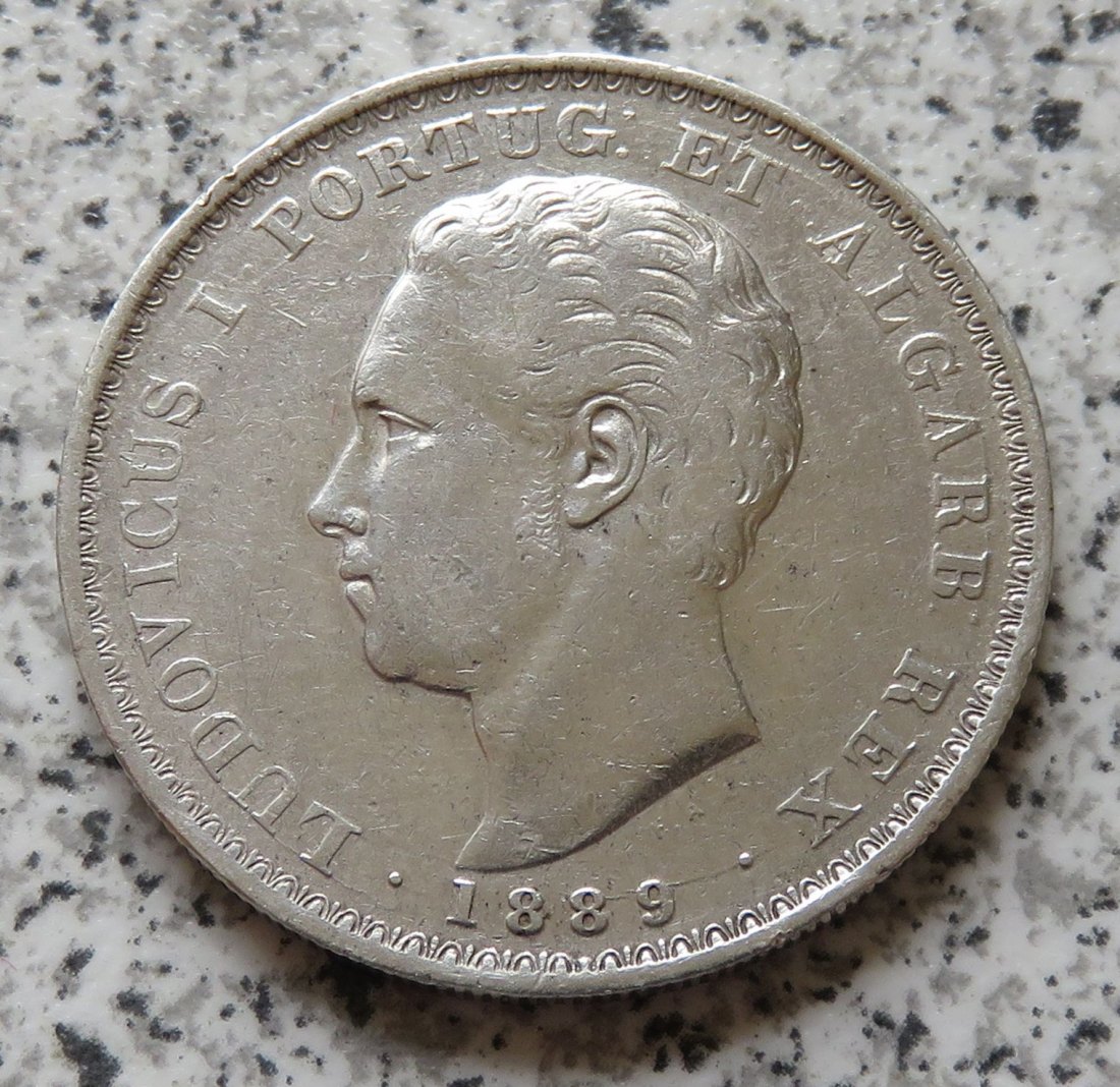  Portugal 500 Reis 1889   