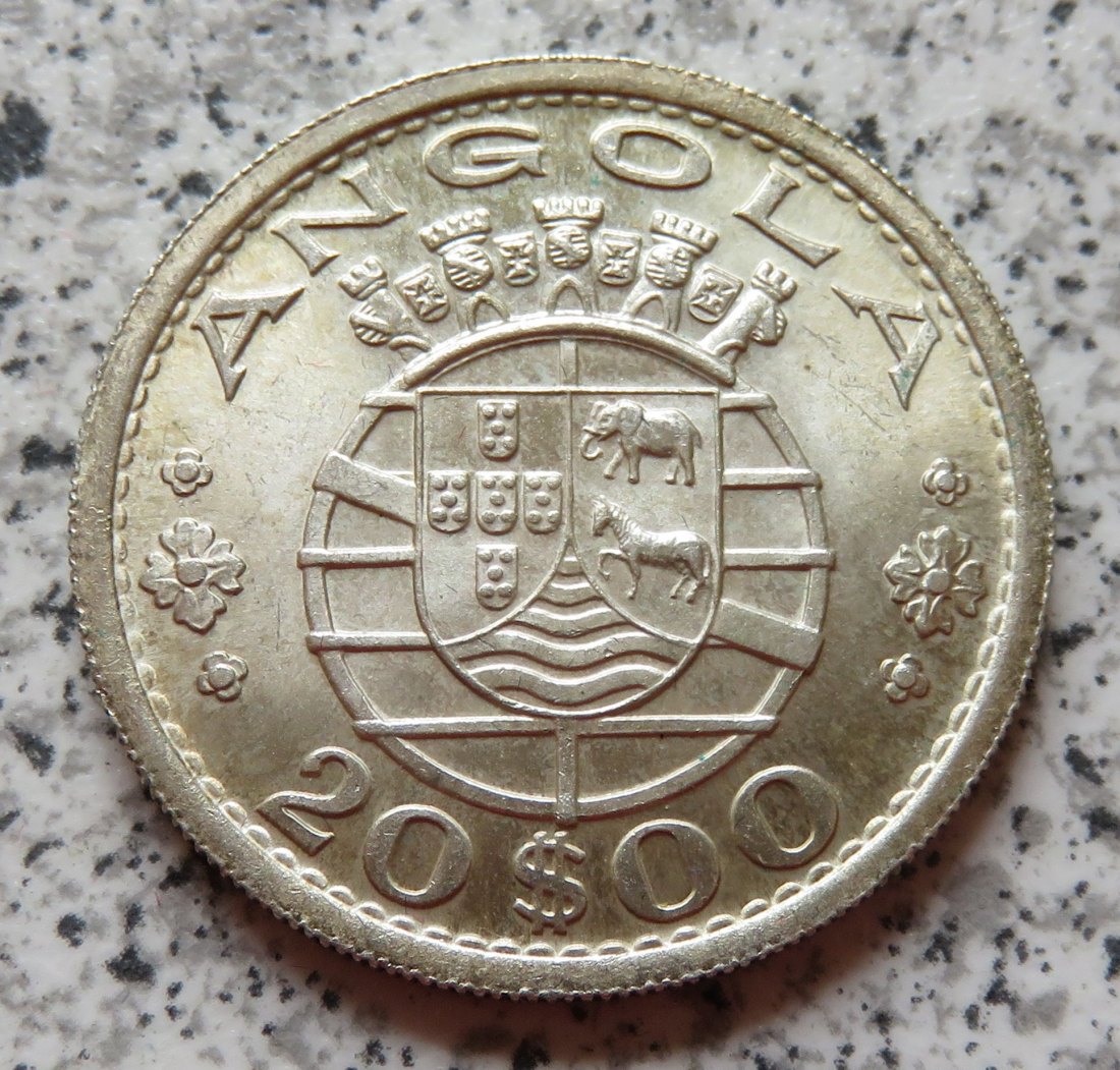  Angola 20 Escudos 1955   