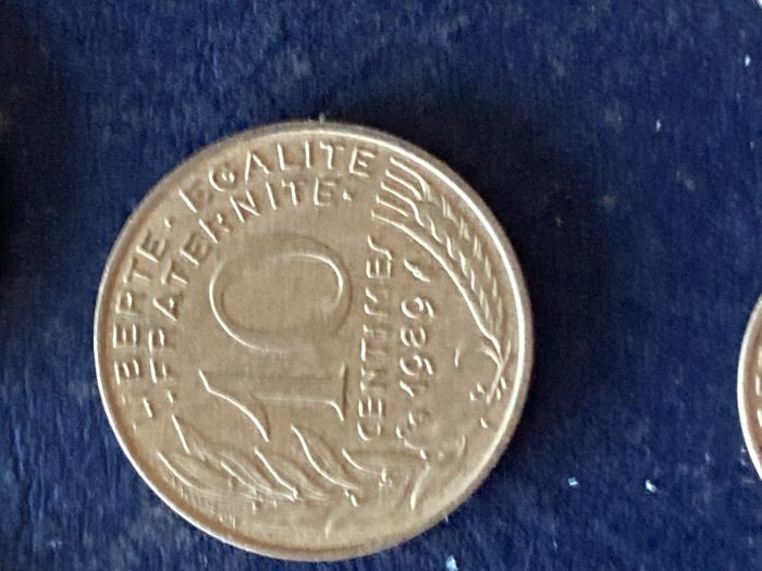 Münze Münzen Umlaufmünze Frankreich 20 Centimes 1989