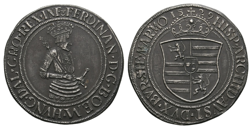  RDR, Taler 1529 (moderne Nachprägung); AG, 8,53 g, Ø 31,8 mm   