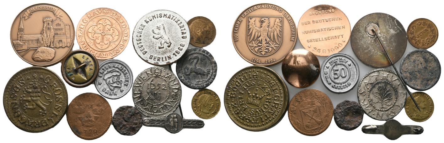  Lot Medaillen (13 Stück)   