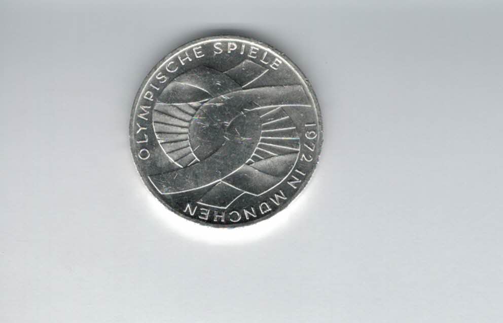  10 Mark 1972 D Verbindungssymbole 9,68g fein silber BRD Deutschland Spittalgold9800 (4603/9   