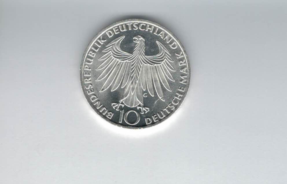  10 Mark 1972 G SportlerIn 9,68g fein silber BRD Deutschland Spittalgold9800 (4603/14   