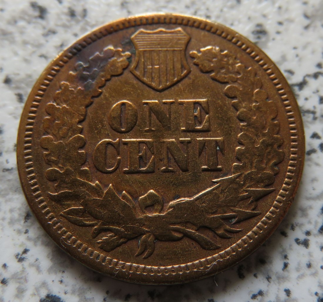  USA Indian Head Cent 1868 / USA 1 Cent 1868   