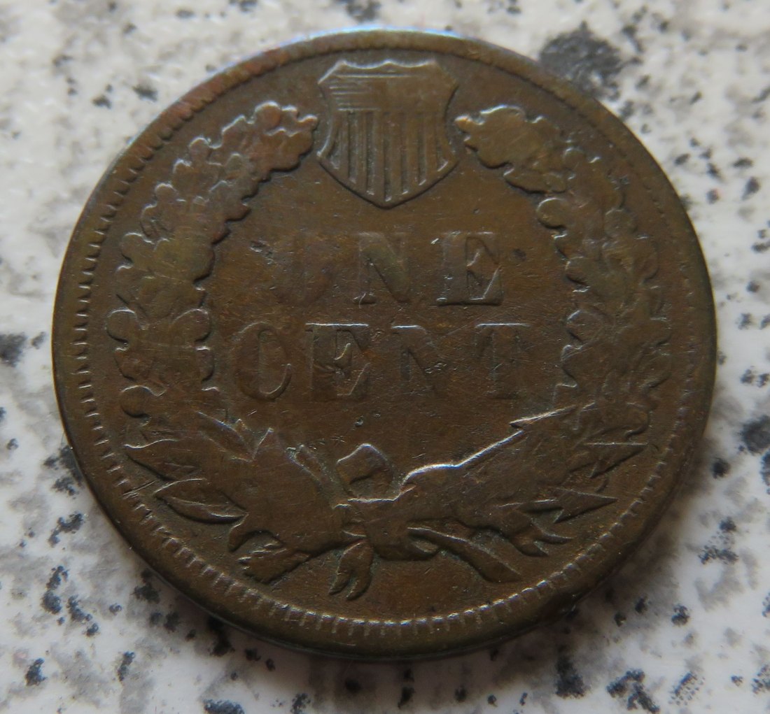  USA Indian Head Cent 1874 / USA 1 Cent 1874   