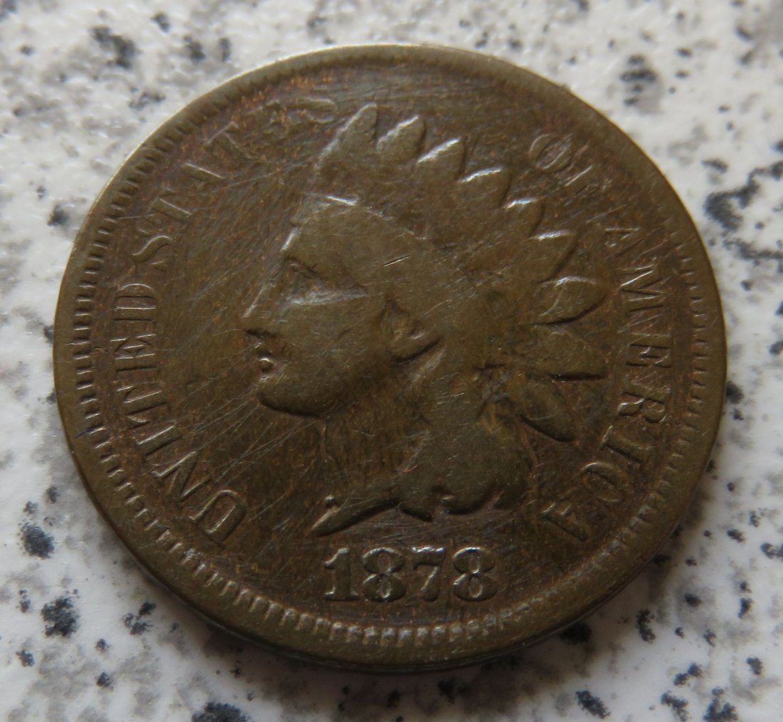  USA Indian Head Cent 1878 / USA 1 Cent 1878   
