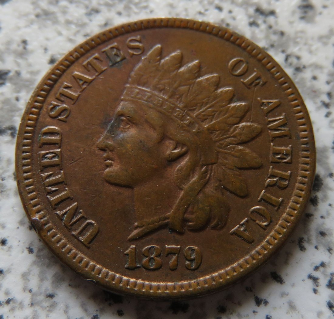  USA Indian Head Cent 1879 / USA 1 Cent 1879   