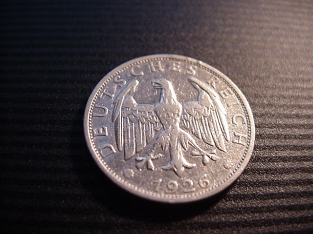  Weimar 2 Reichsmark 1926 G   