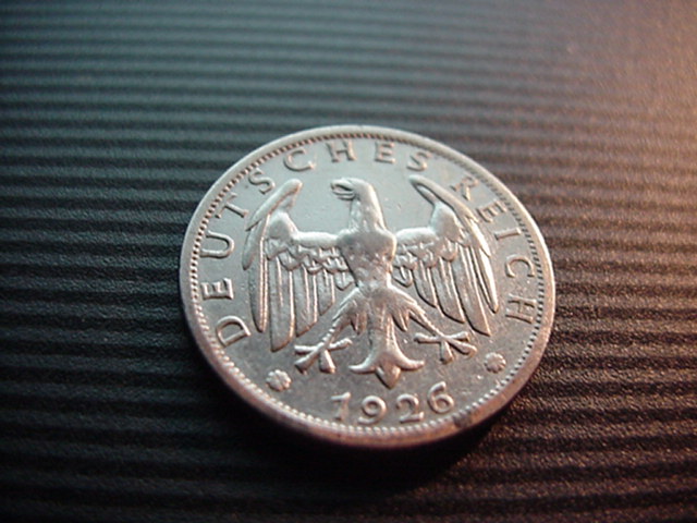  Weimar 2 Reichsmark 1926 F   