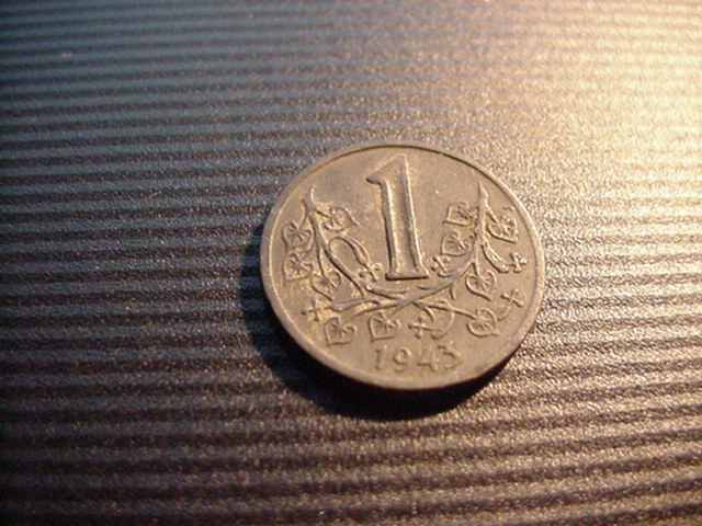  Protektorat Böhmen und Mähren 1 Krone 1943   