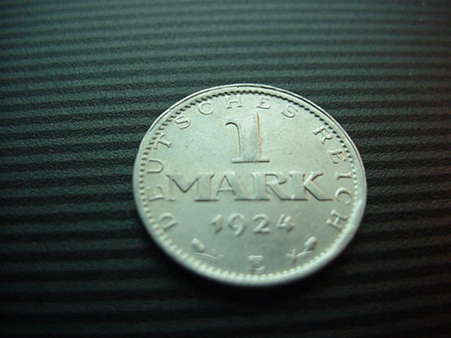  Weimar 1 Mark 1924 E   