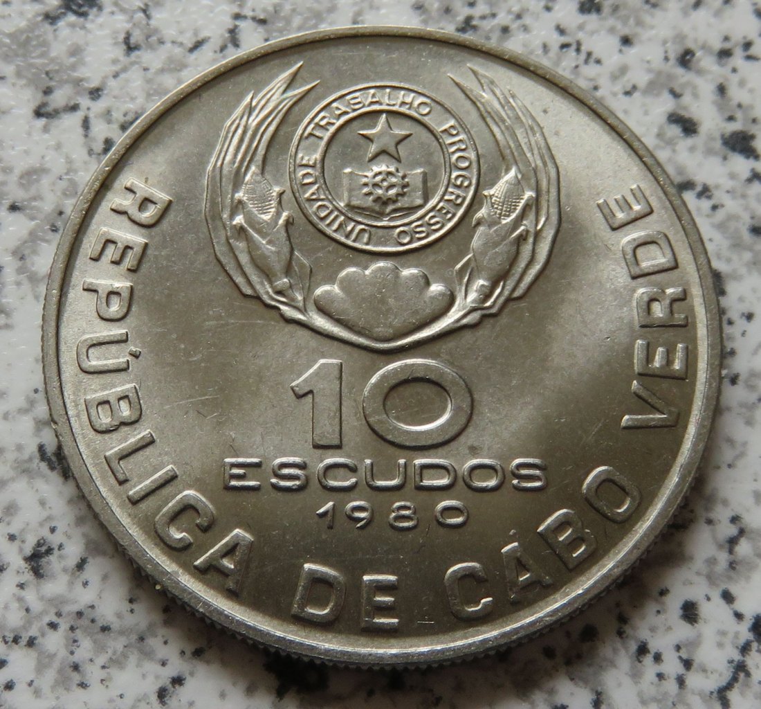  Kapverden 10 Escudos 1980   