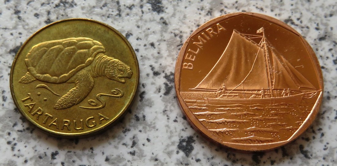  Kapverden 1 und 5 Escudos 1994   