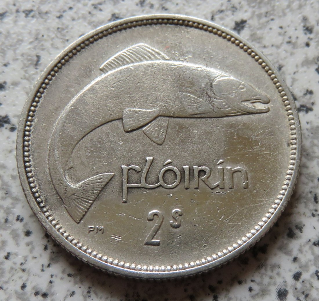  Irland 1 Florin 1941, Silber   