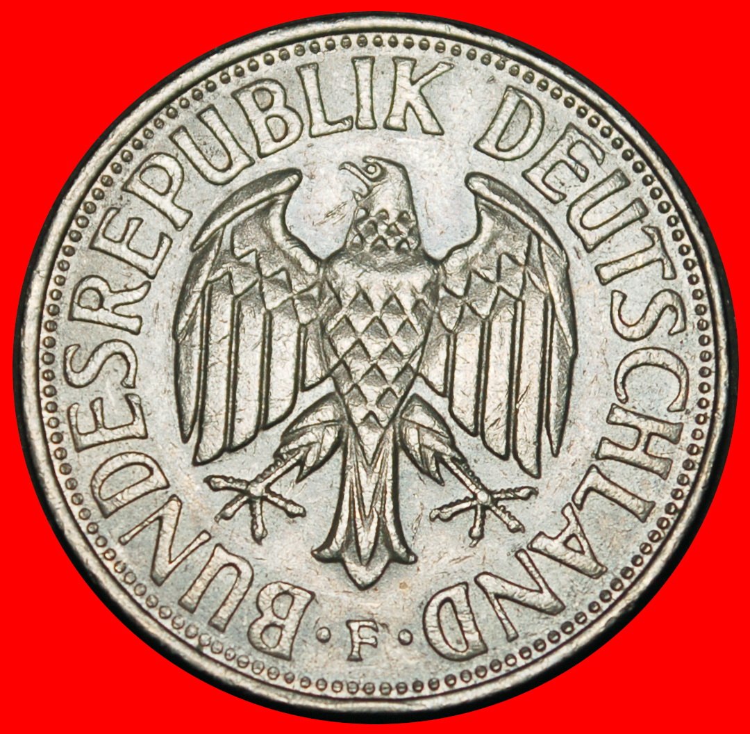  Ⰺ NOT COMMUNIST (1950‑2001): GERMANY★1 MARK 1969F BADEN‑WUERTTEMBERG! I A  r1★LOW START★ NO RESERVE!   