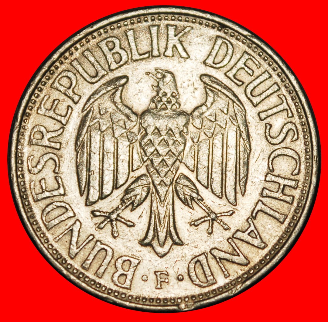  Ⰺ NOT COMMUNIST (1950‑2001): GERMANY★1 MARK 1971F BADEN‑WUERTTEMBERG! I B  r1★LOW START★ NO RESERVE!   