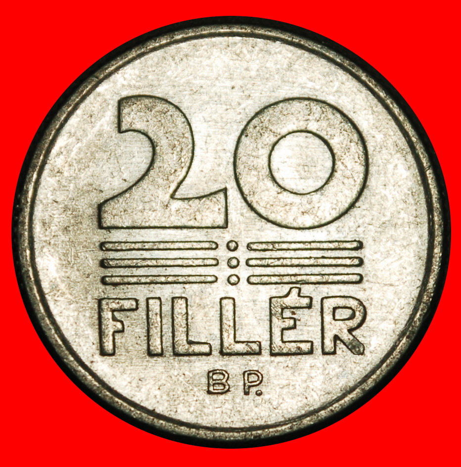  Ⰺ TRANSITIONAL COMMUNIST WHEAT 1990-1996: HUNGARY★20 FILLERS 1990 MINT LUSTRE★LOW START★ NO RESERVE!   