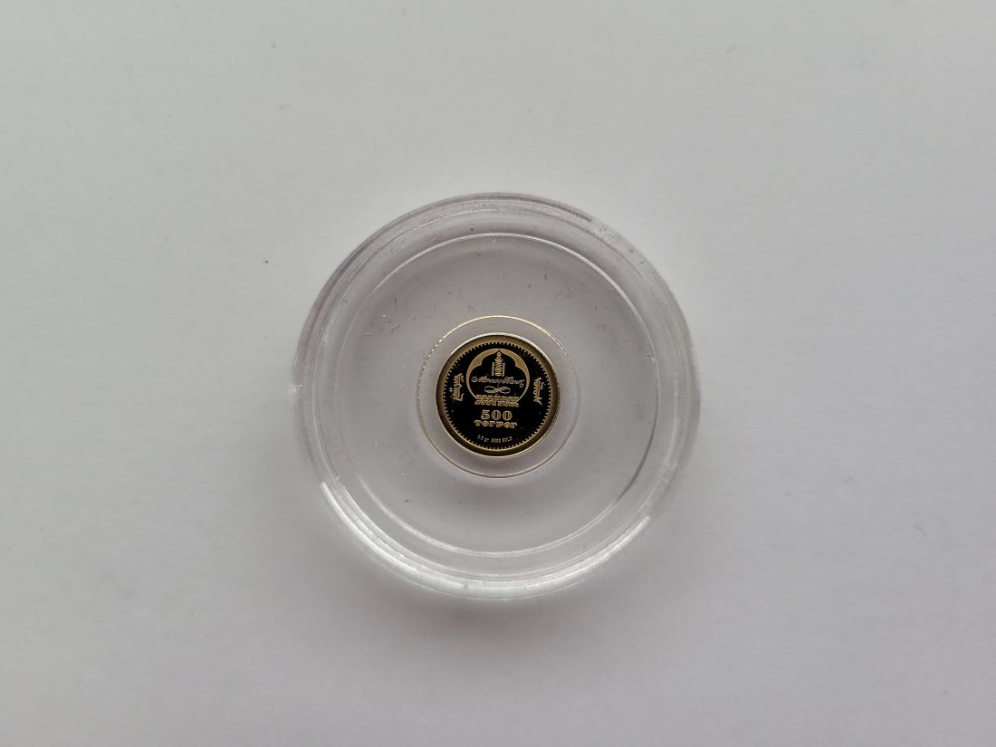  500 Terper 2015 Falco Cherrug Falke Goldmünze 0,5g 9999 Mongolei Spittalgold9800 (5525   