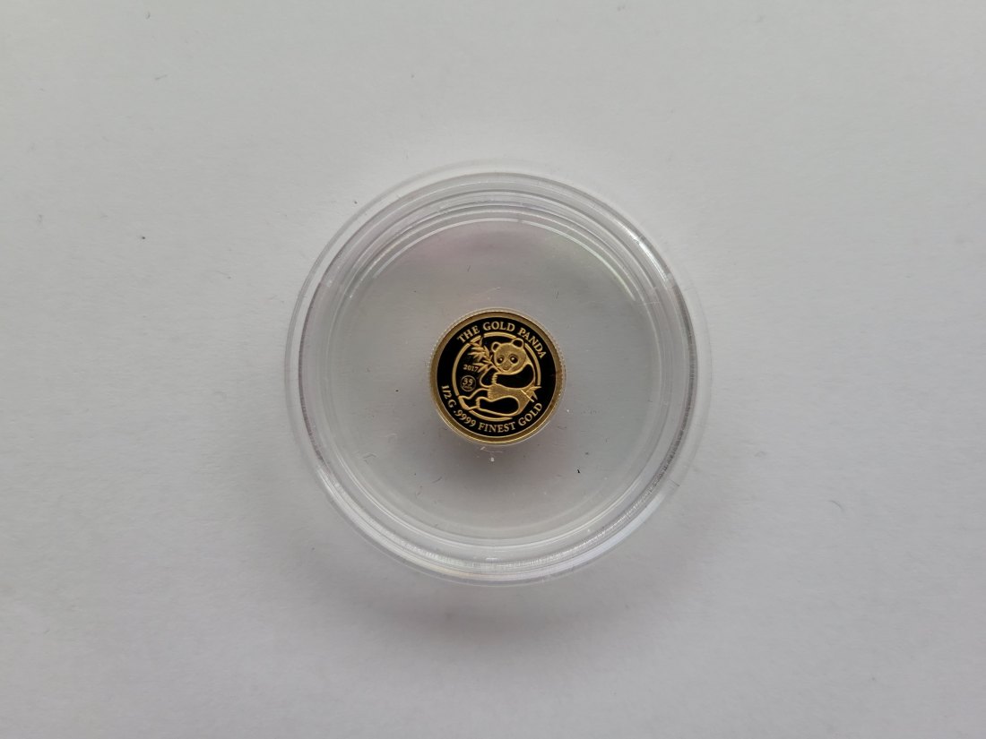  5 Dollar 2017 The Gold Panda Goldmünze 0,5g 9999 Cook Island Spittalgold9800 (5525   