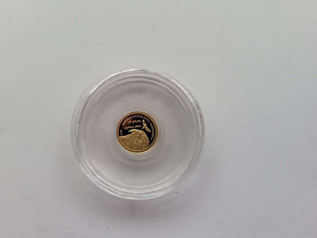  500 Terper 2013 Aquila Chrysaetos Daphanea Goldmünze 0,5g 9999 Mongolei Spittalgold9800 (5525   
