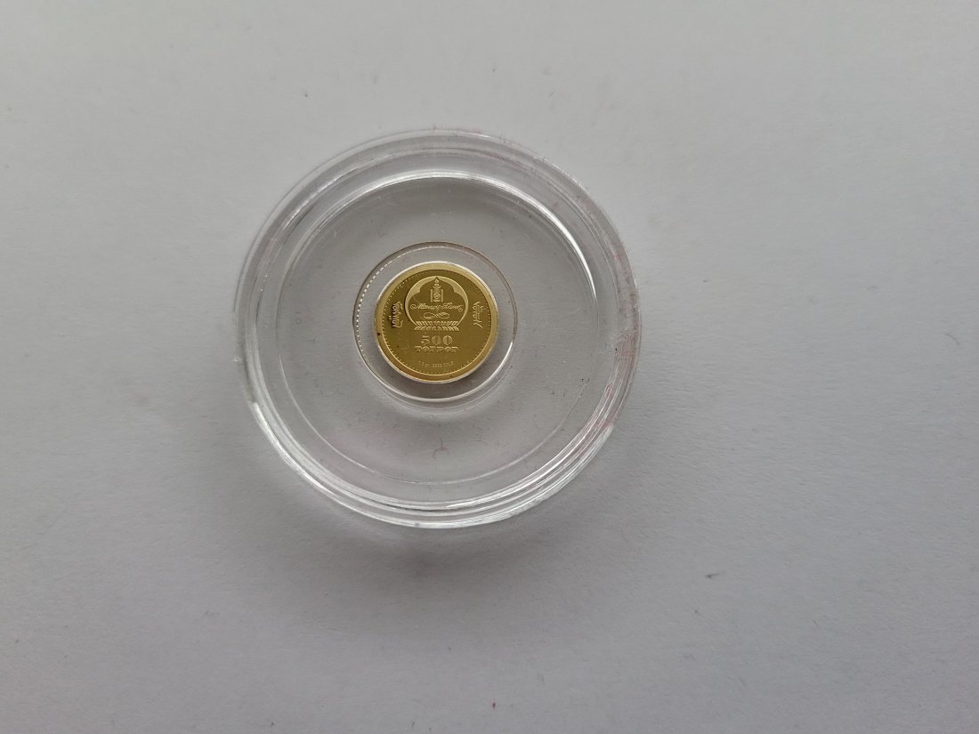  500 Terper 2013 Aquila Chrysaetos Daphanea Goldmünze 0,5g 9999 Mongolei Spittalgold9800 (5525   