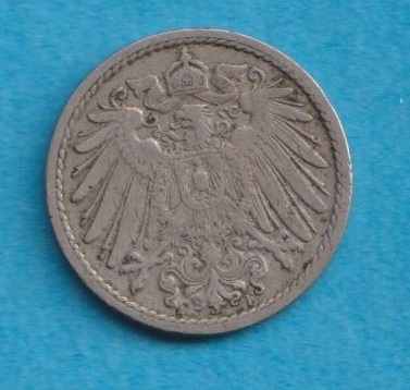  Kaiserreich 5 Pfennig 1903 F   