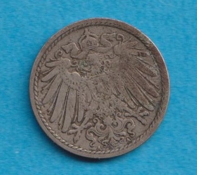  Kaiserreich 5 Pfennig 1897 A   