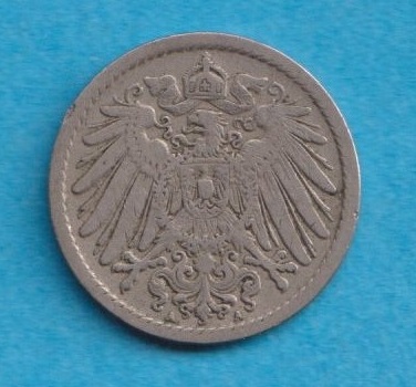  Kaiserreich 5 Pfennig 1899 A   