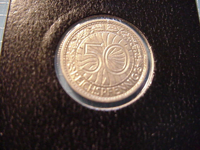  Weimar 50Reichspfennig 1928 A   