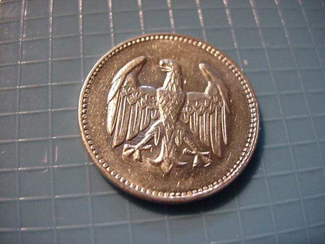  Weimar 1 Mark 1924 A-Silber   