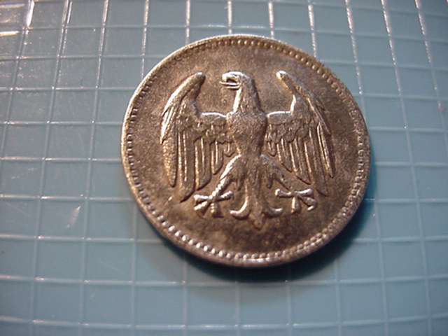  Weimar 1 Mark 1924 J-Silber   