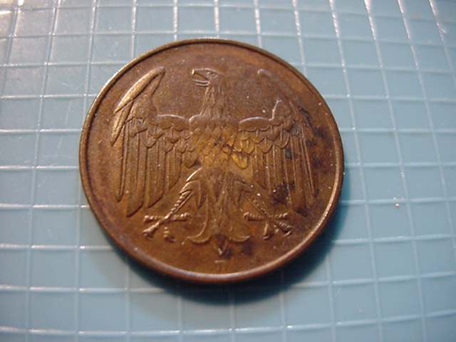  Weimar 4 Reichspfennig 1932 D   