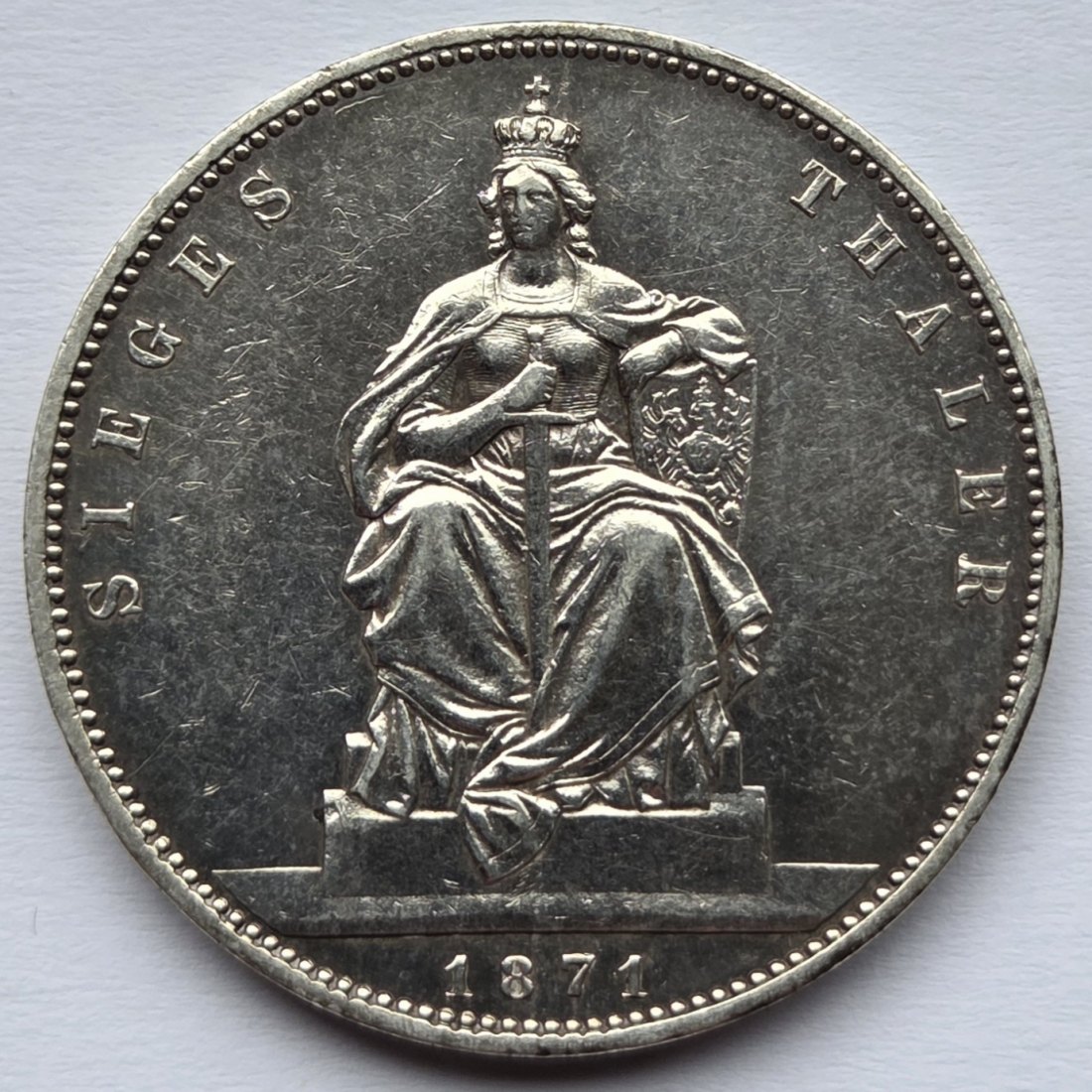  Preußen: Siegestaler 1871   
