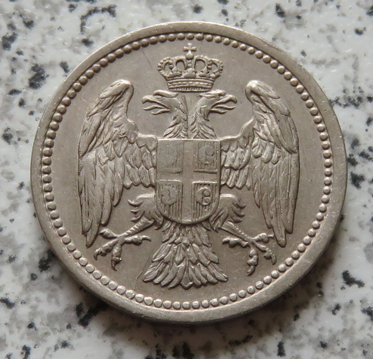  Serbien 10 Para 1883, besser   