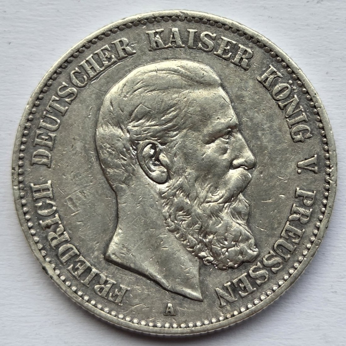  Kaiserreich: Preußen, 2 Mark Friedrich III. 1888 (Jaeger 98)   