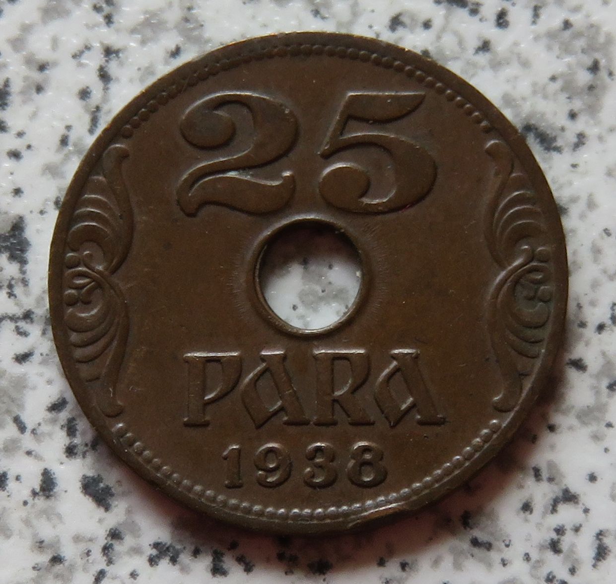  Königreich Jugoslawien 25 Para 1938   